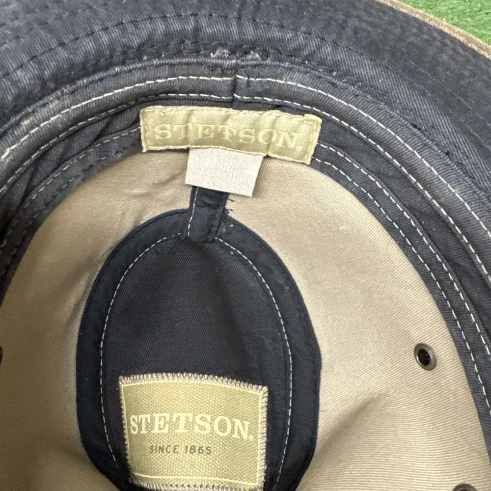 Vintage Stetson Men's Safari‎ Hat Brown Size Medium Good Condition